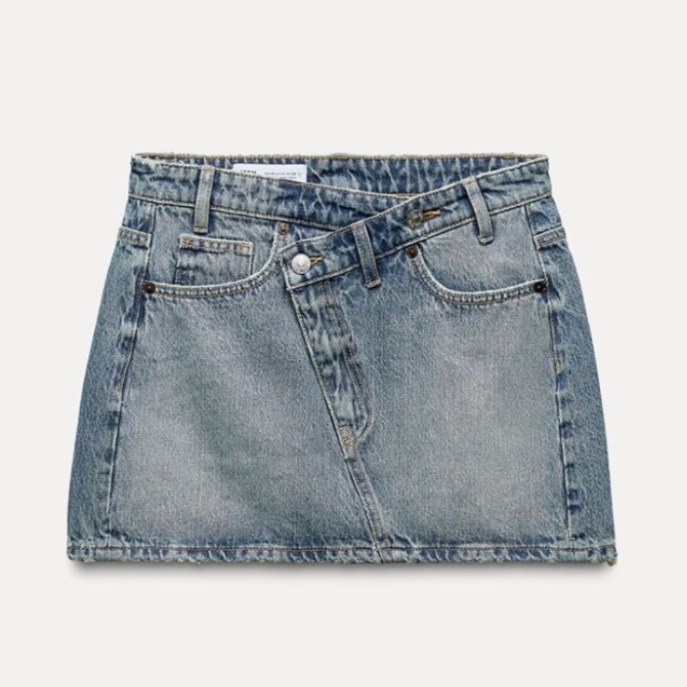 Zara Denim Mini Skirt Size XS